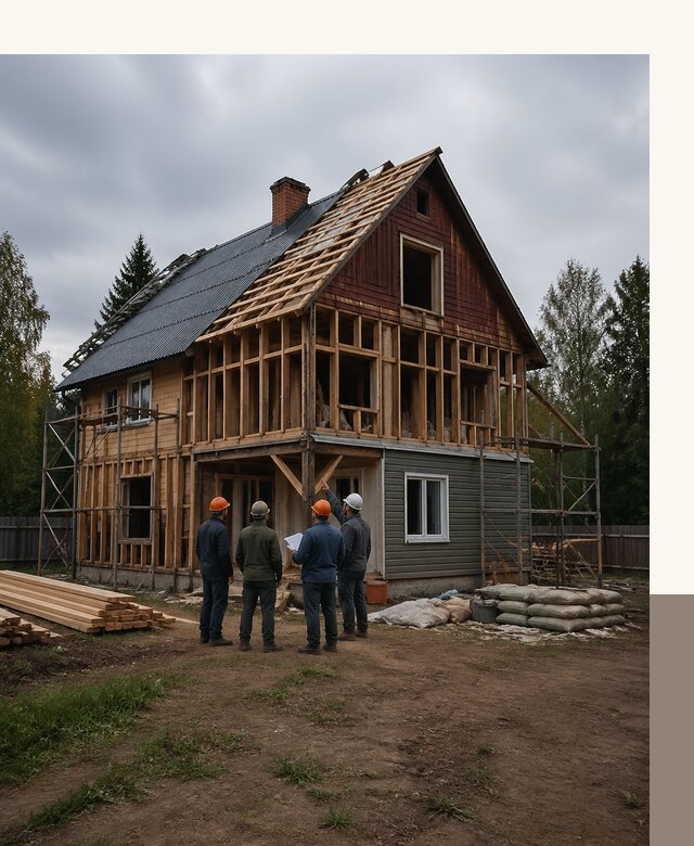 Реконструкция дачного дома в Нижнеудинске под ключ с проектом